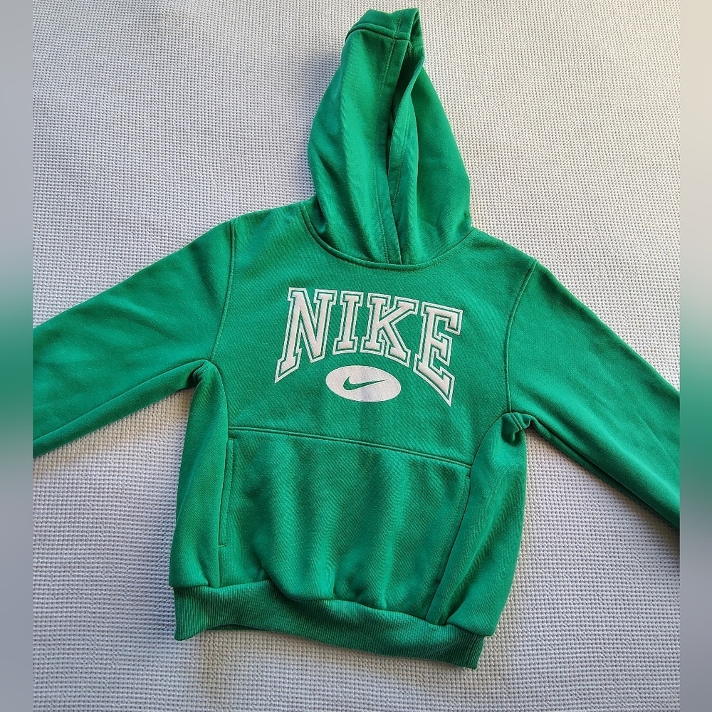 Nike Kids Emerald Green Hoodie  Size 5 - 6 Yrs. - Picture 2 of 7
